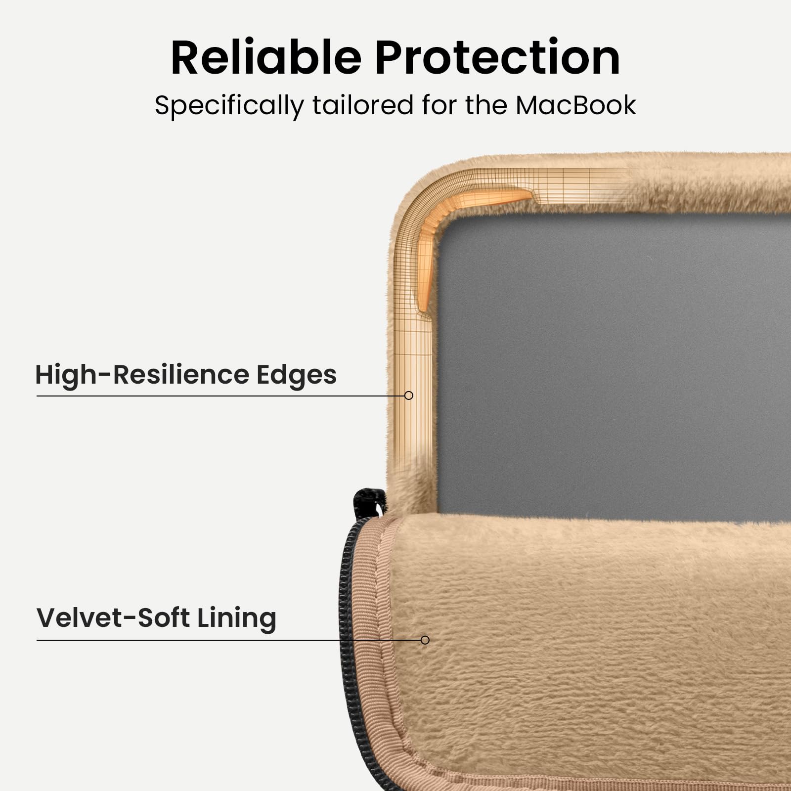 Amazon.com: tomtoc 360 Protective Puffy Laptop Sleeve for 15-inch